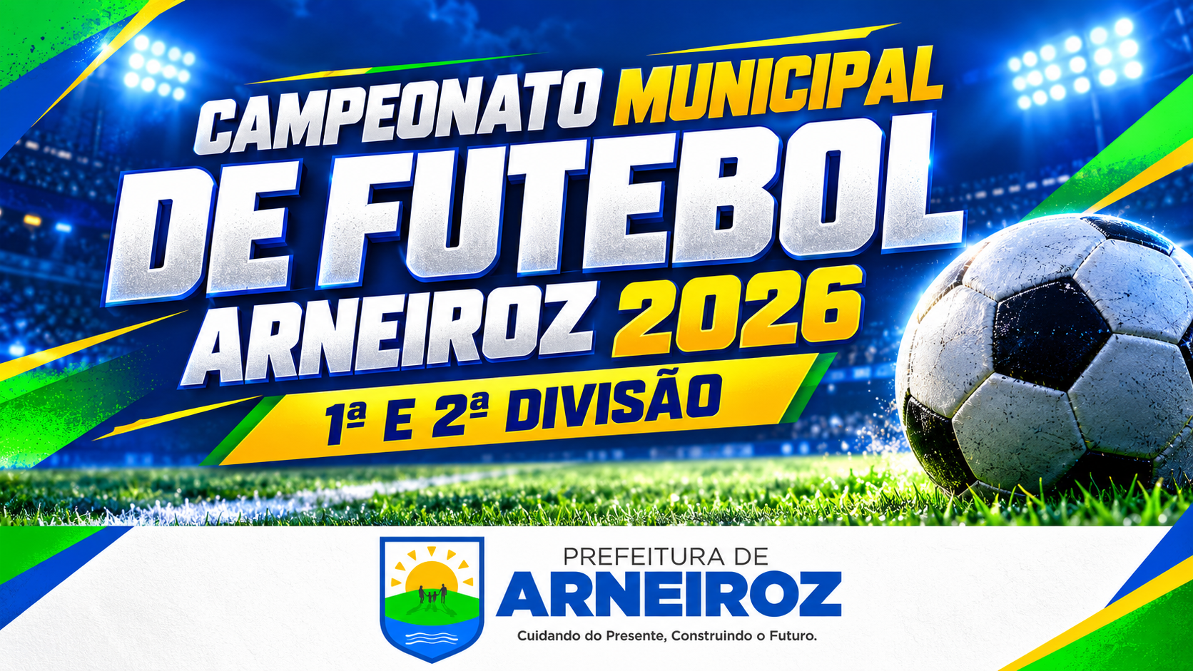 Banner do Campeonato Municipal de Futebol